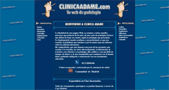 Desktop Screenshot of clinicaadame.com